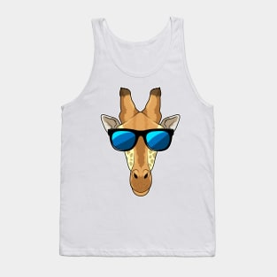 Giraffe with Sunglasses Tank Top